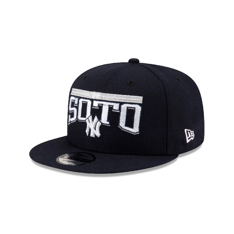 New York Yankees Juan Soto Navy 9FIFTY Snapback Hat