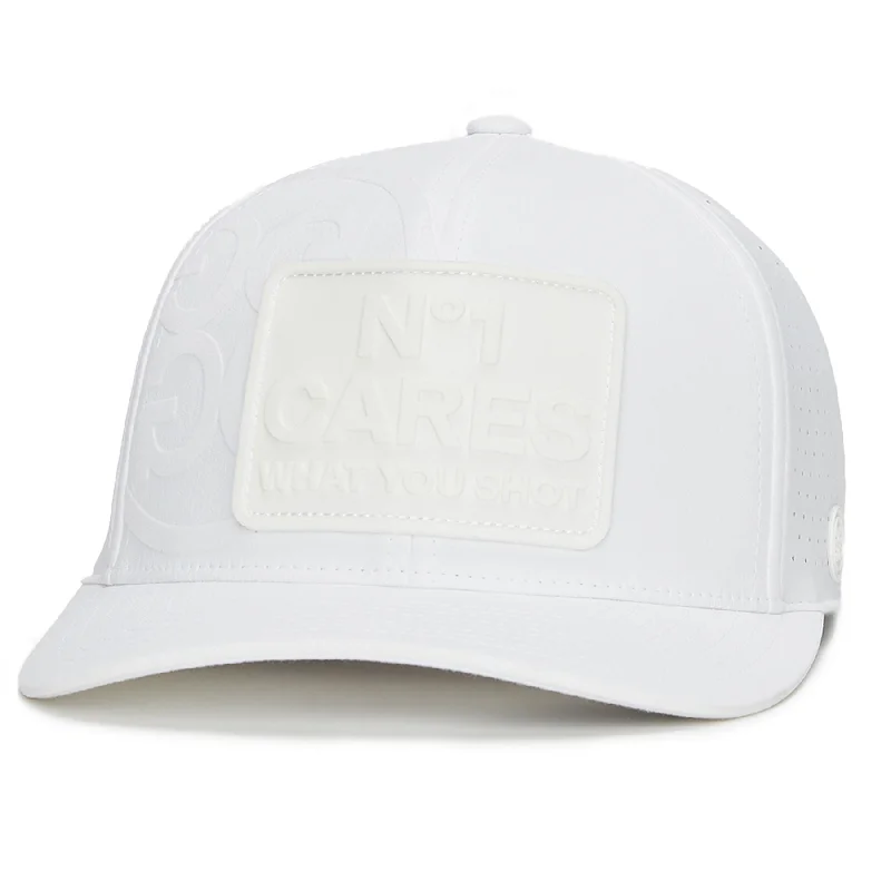 No 1 Cares Featherweight Tech Snapback Cap Snow - AW24