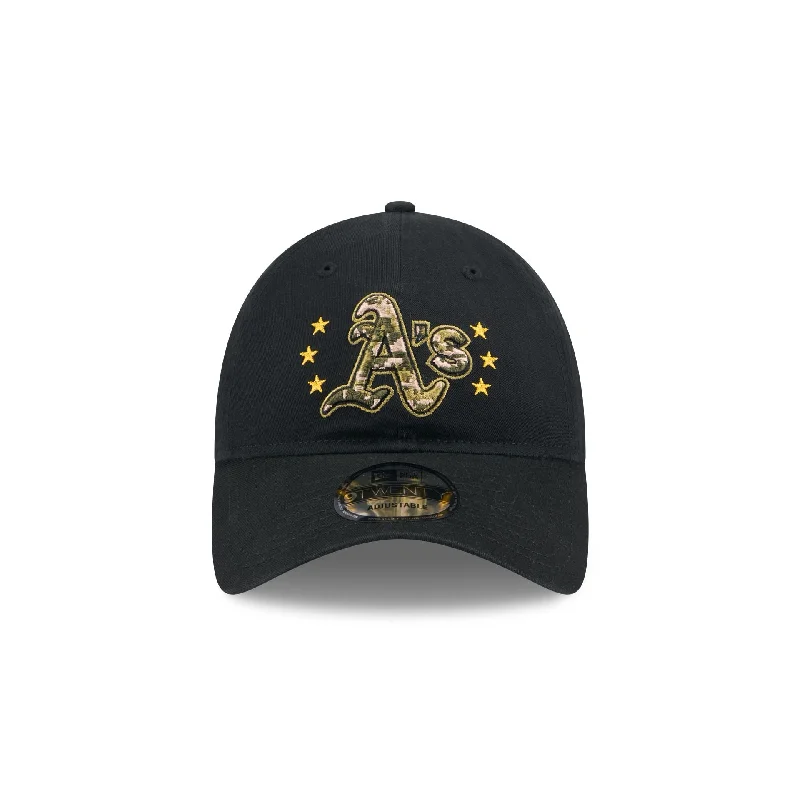 Oakland Athletics Armed Forces Day 2024 9TWENTY Adjustable Hat