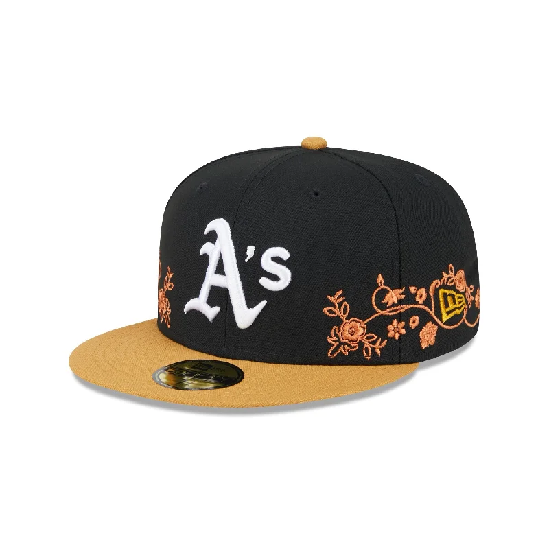 Oakland Athletics Floral Vine 59FIFTY Fitted Hat