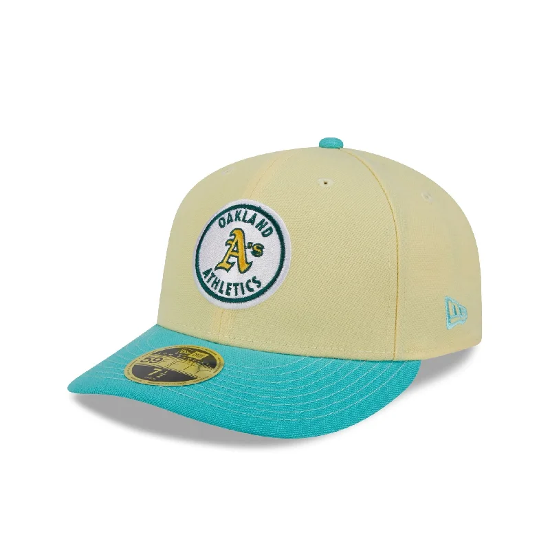 Oakland Athletics Soft Yellow Low Profile 59FIFTY Fitted Hat