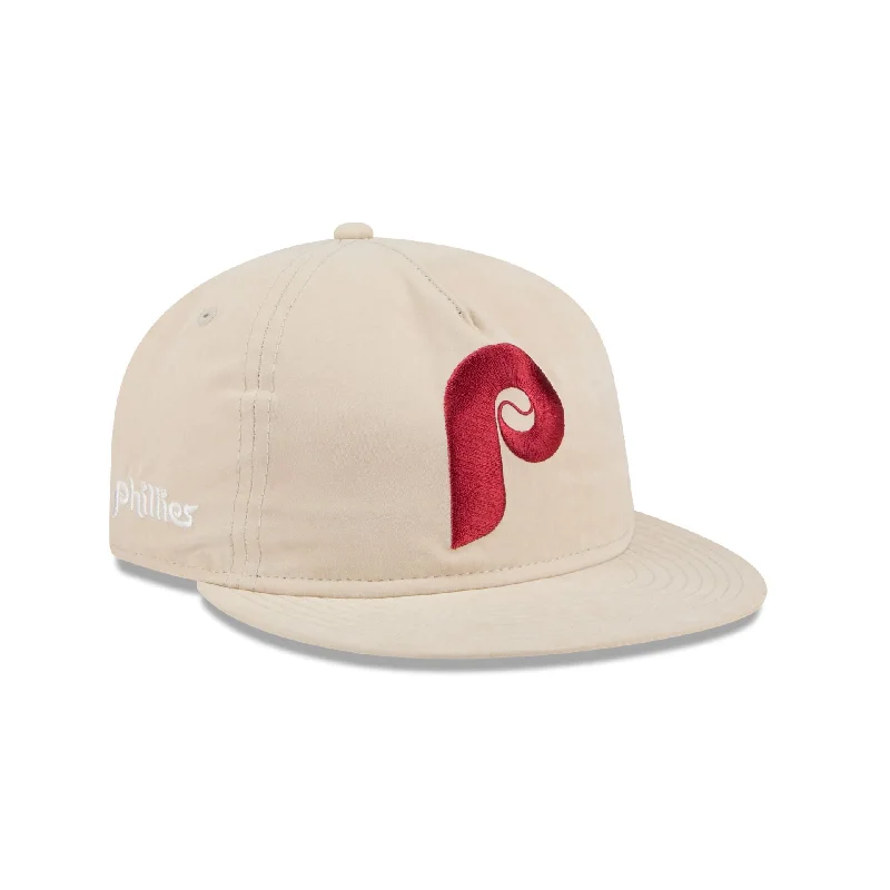 Philadelphia Phillies Brushed Nylon Retro Crown 9FIFTY Adjustable Hat