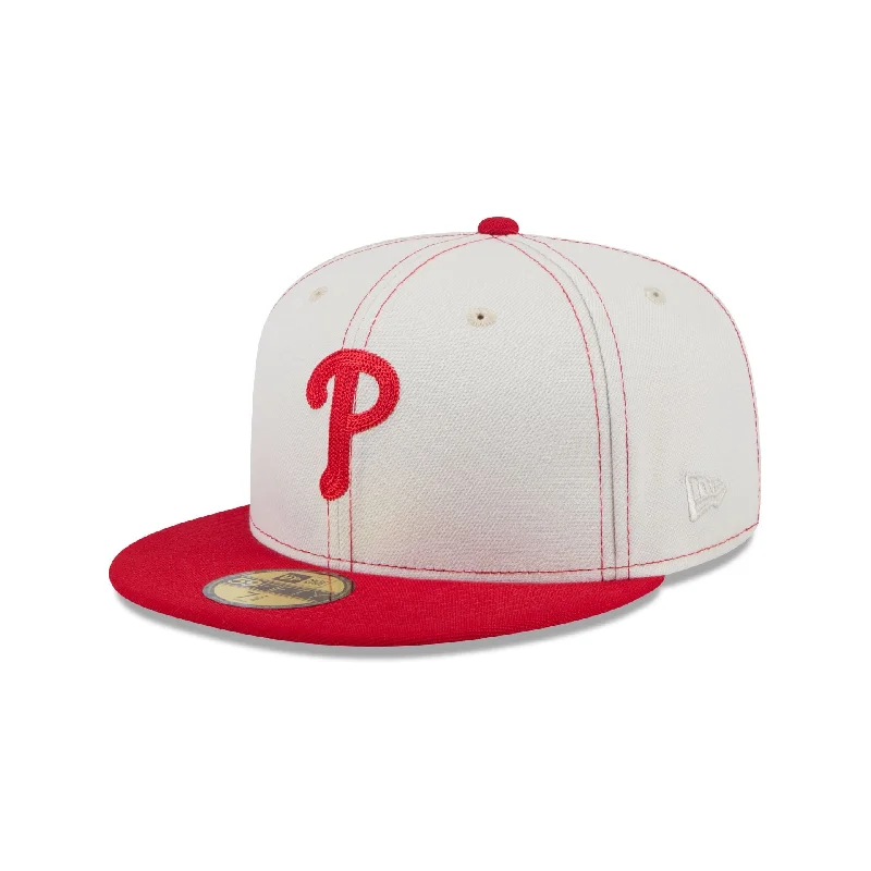 Philadelphia Phillies Sandy Linen 59FIFTY Fitted Hat