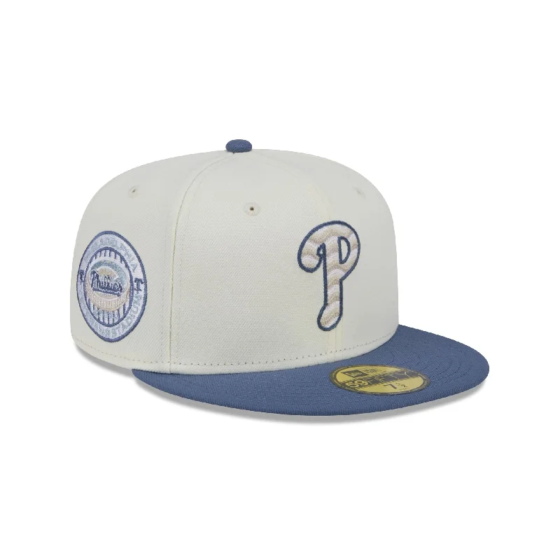 Philadelphia Phillies Wavy Chainstitch 59FIFTY Fitted Hat