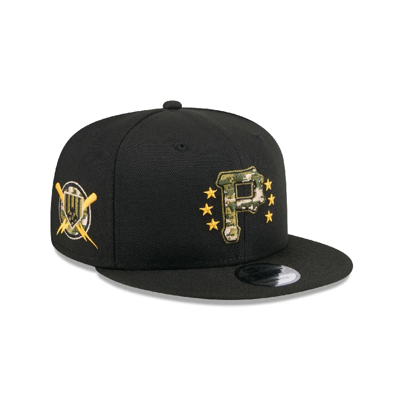 Pittsburgh Pirates Armed Forces Day 2024 9FIFTY Snapback Hat