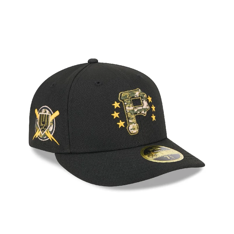 Pittsburgh Pirates Armed Forces Day 2024 Low Profile 59FIFTY Fitted Hat