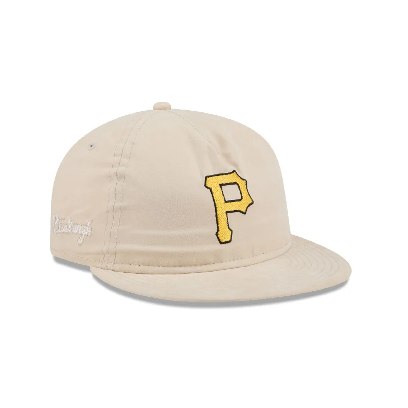 Pittsburgh Pirates Brushed Nylon Retro Crown 9FIFTY Adjustable Hat