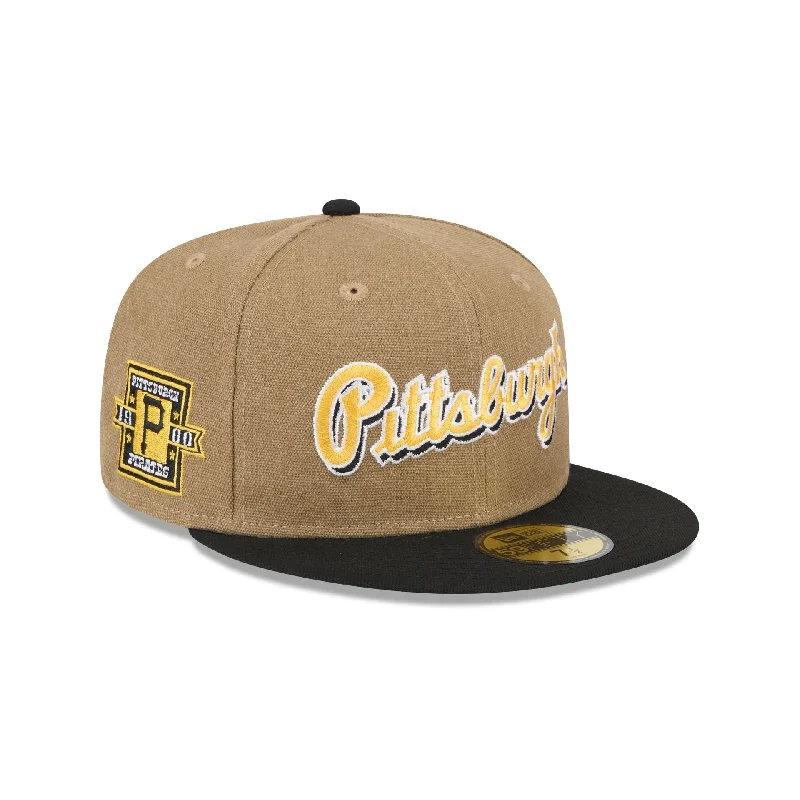 Pittsburgh Pirates Canvas Crown 59FIFTY Fitted Hat