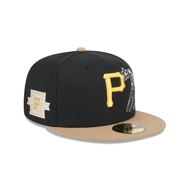 Pittsburgh Pirates Western Khaki 59FIFTY Fitted Hat