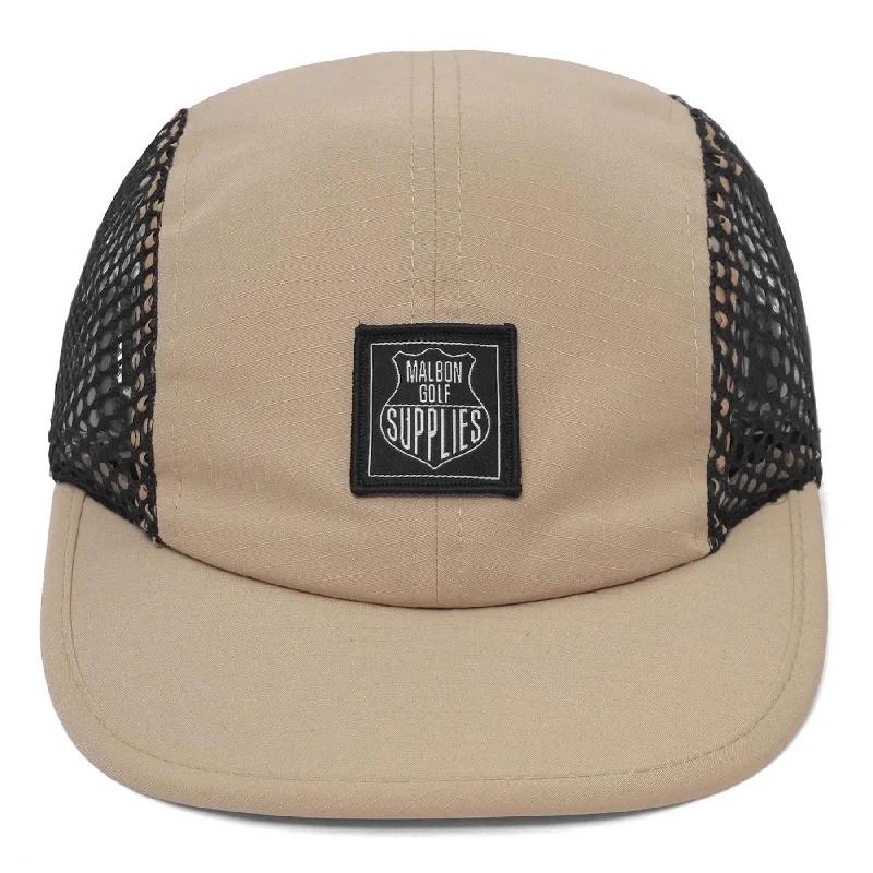 Ripstop Nylon 4 Panel Cap Sesame - 2024