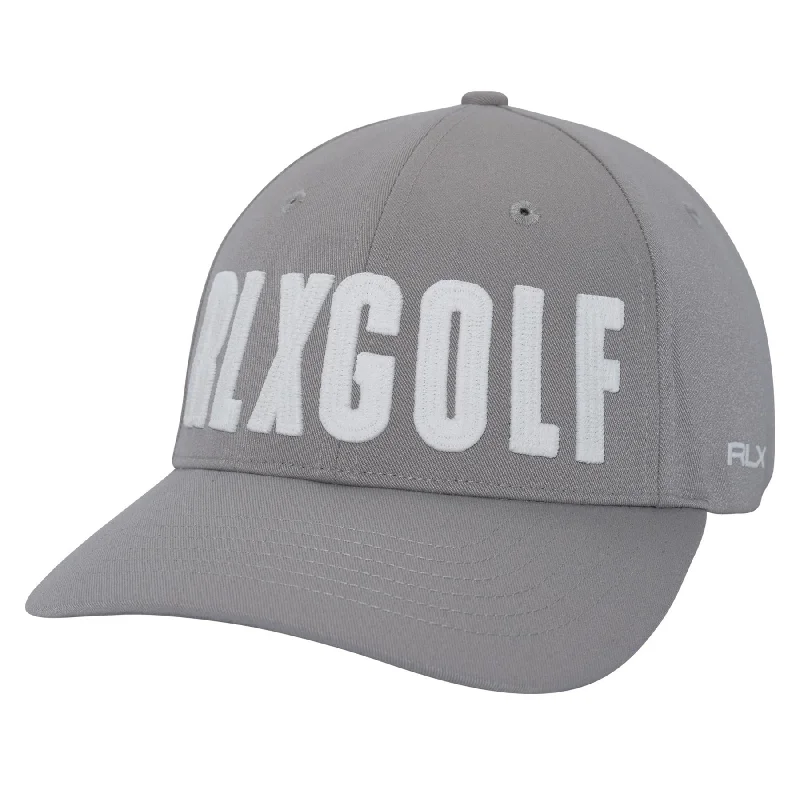 RLX Golf Logo Cap Peak Grey - AW24