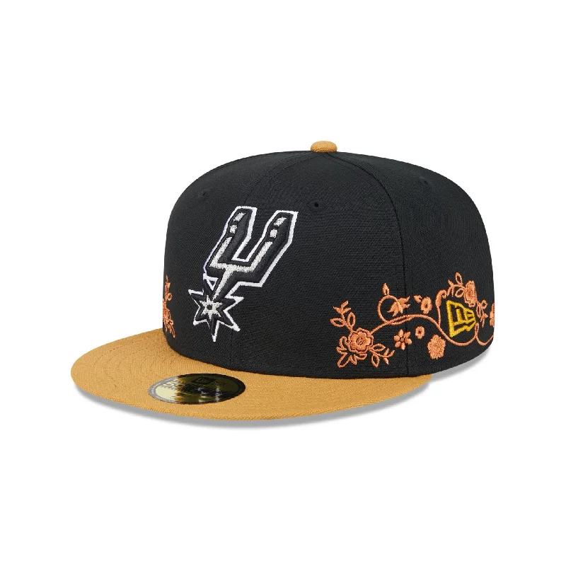 San Antonio Spurs Floral Vine 59FIFTY Fitted Hat