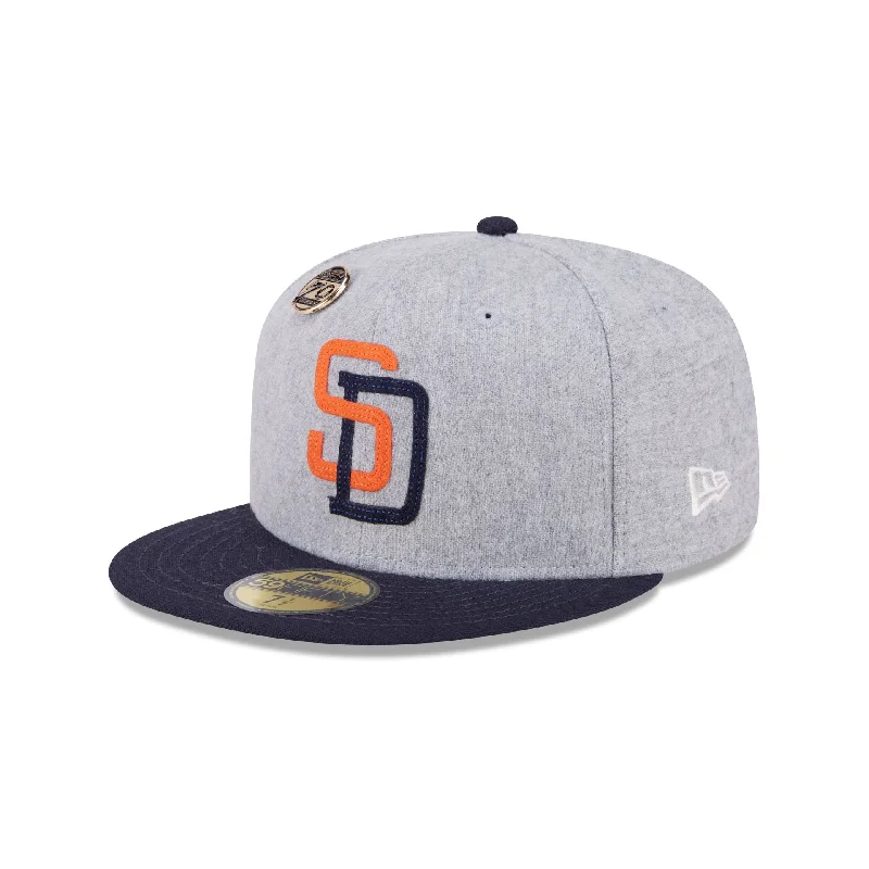 San Diego Padres 70th Anniversary Gray 59FIFTY Fitted Hat