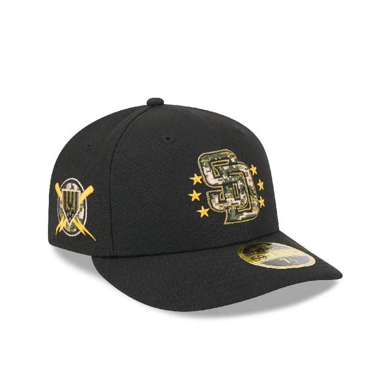 San Diego Padres Armed Forces Day 2024 Low Profile 59FIFTY Fitted Hat