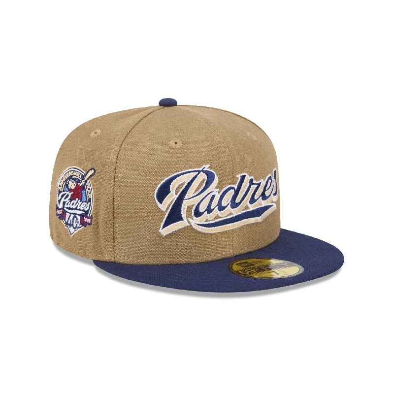 San Diego Padres Canvas Crown 59FIFTY Fitted Hat