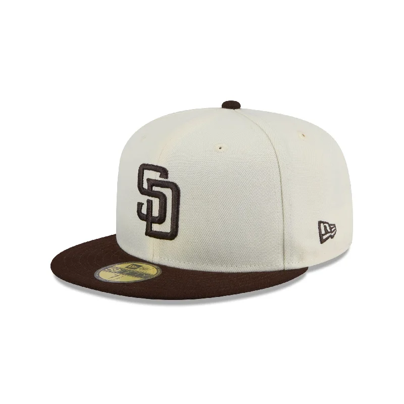 San Diego Padres Chrome 59FIFTY Fitted Hat