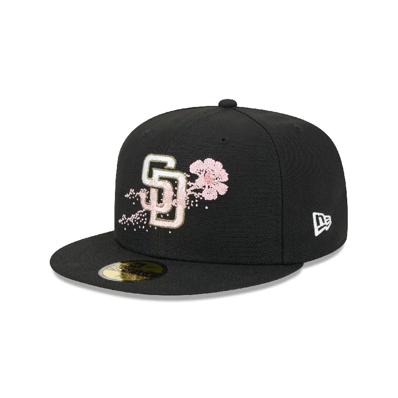 San Diego Padres Dotted Floral 59FIFTY Fitted Hat