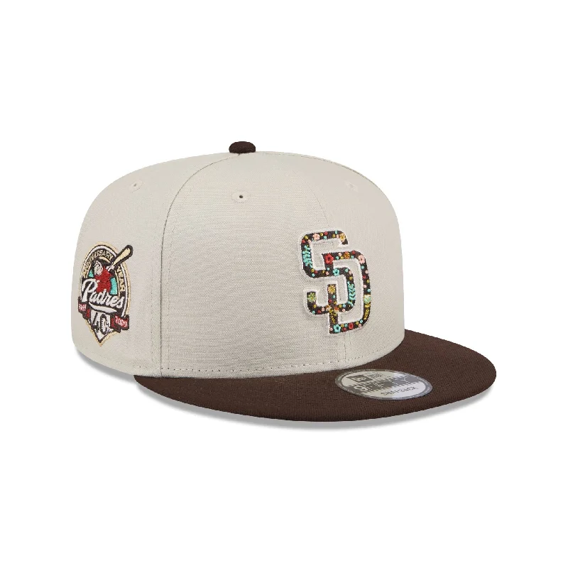 San Diego Padres Floral Fill 9FIFTY Snapback Hat