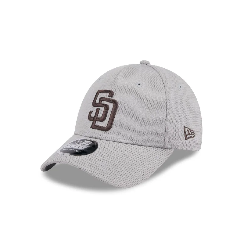 San Diego Padres Gray 9FORTY Stretch-Snap Hat