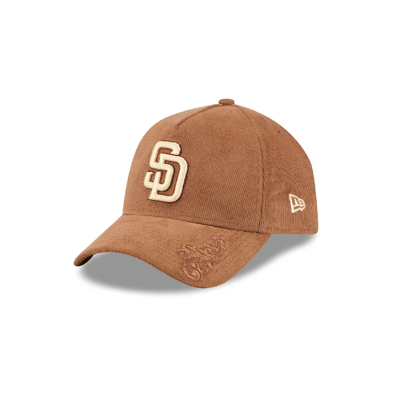 San Diego Padres Ornamental Cord 9FORTY A-Frame Snapback Hat