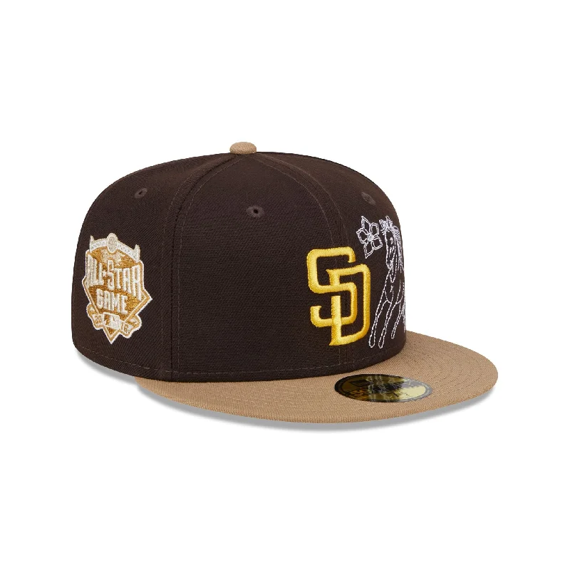 San Diego Padres Western Khaki 59FIFTY Fitted Hat