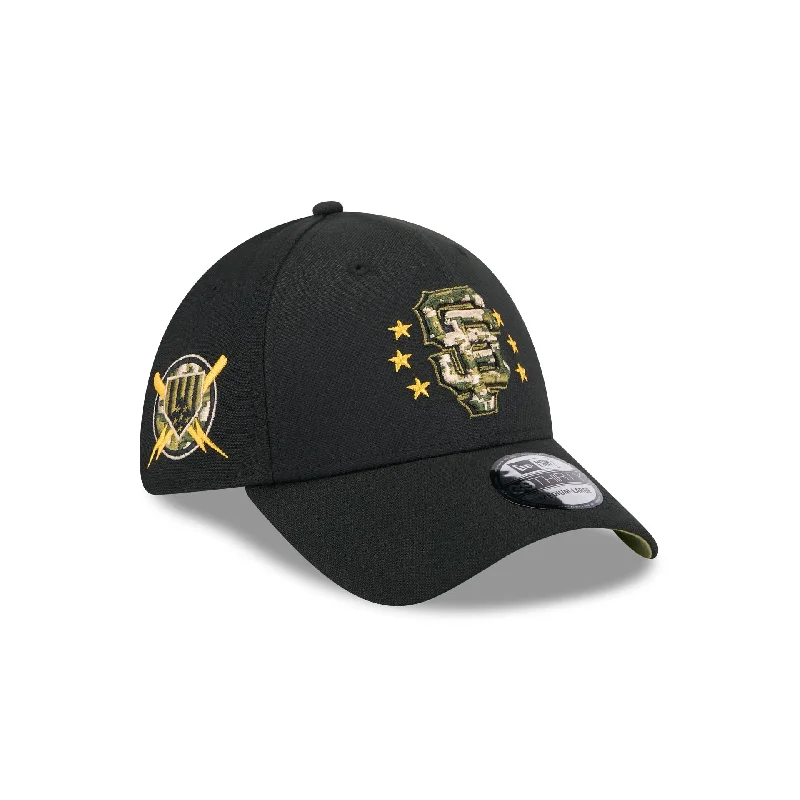 San Francisco Giants Armed Forces Day 2024 39THIRTY Stretch Fit Hat