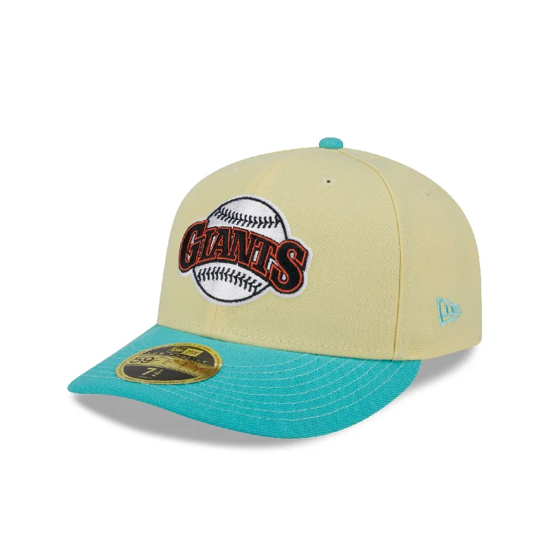 San Francisco Giants Soft Yellow Low Profile 59FIFTY Fitted Hat