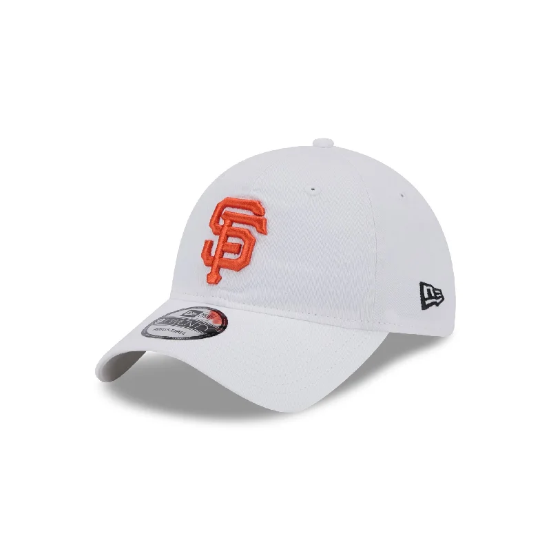 San Francisco Giants White 9TWENTY Adjustable Hat