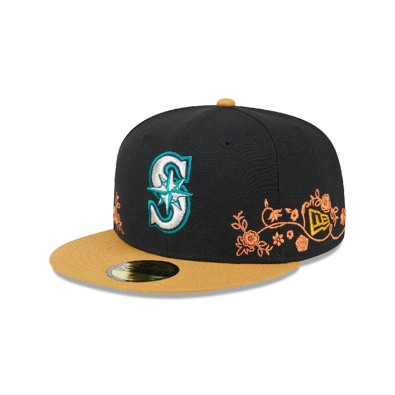 Seattle Mariners Floral Vine 59FIFTY Fitted Hat