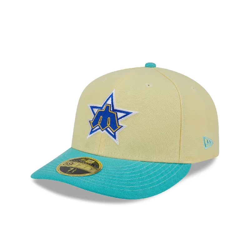 Seattle Mariners Soft Yellow Low Profile 59FIFTY Fitted Hat