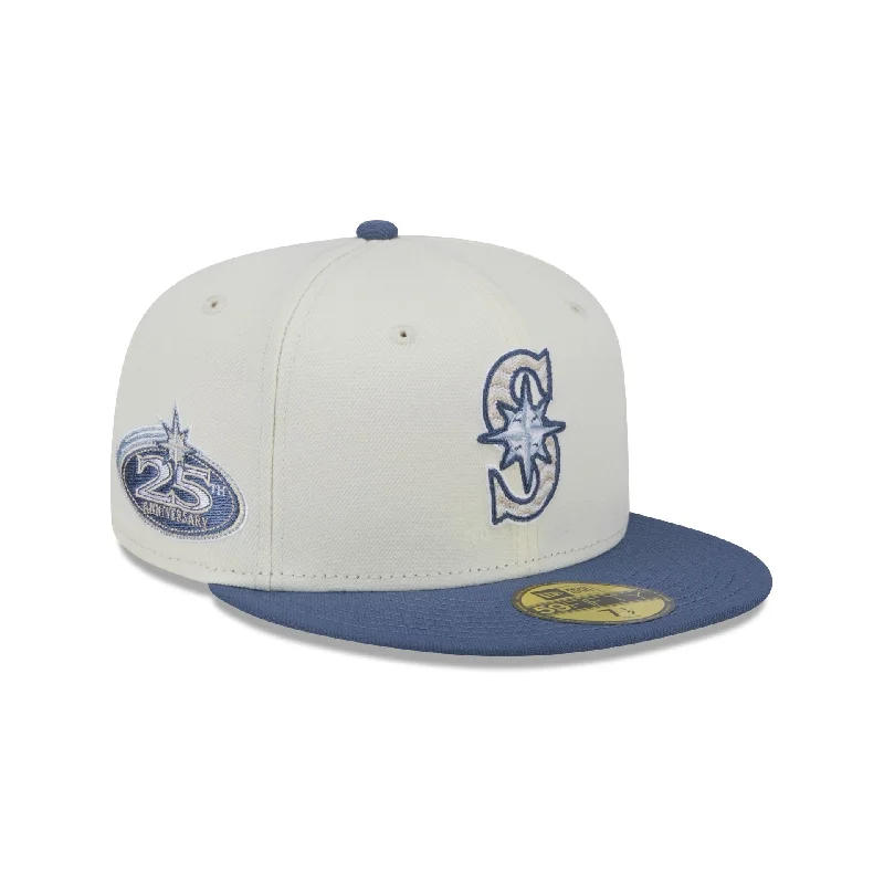 Seattle Mariners Wavy Chainstitch 59FIFTY Fitted Hat