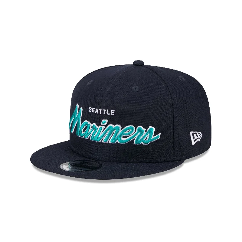 Seattle Mariners Wordmark 9FIFTY Snapback Hat