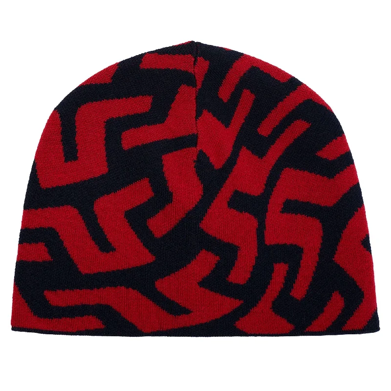 Swirl Bridge Windbreaker Hat Bridge Swirl Red - AW22