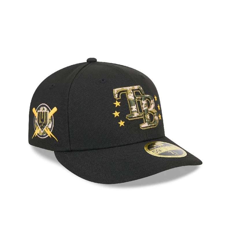 Tampa Bay Rays Armed Forces Day 2024 Low Profile 59FIFTY Fitted Hat