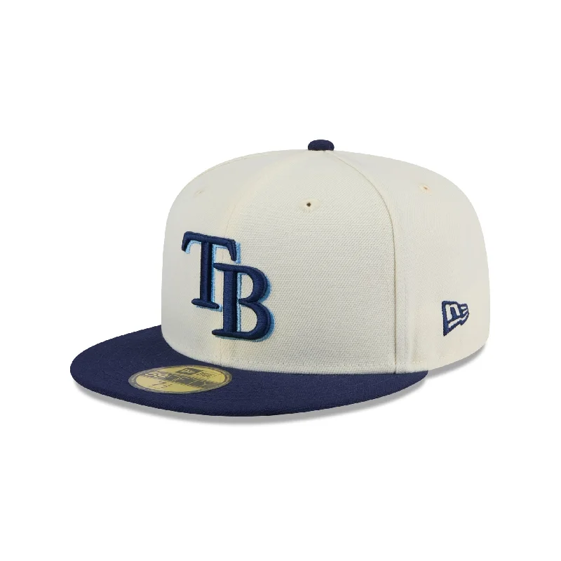 Tampa Bay Rays Chrome 59FIFTY Fitted Hat