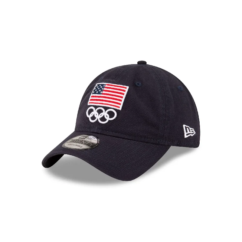 Team USA Olympics Navy 9TWENTY Adjustable Hat