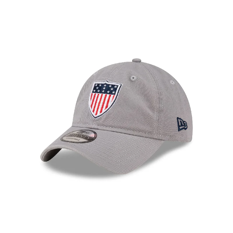 Team USA Shield Gray 9TWENTY Adjustable Hat