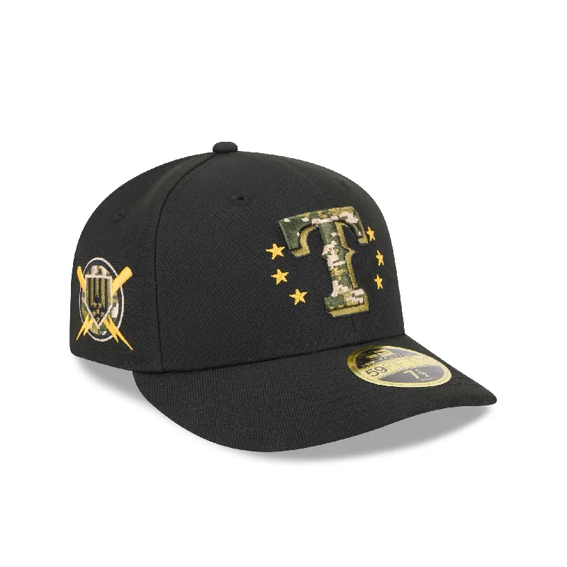 Texas Rangers Armed Forces Day 2024 Low Profile 59FIFTY Fitted Hat