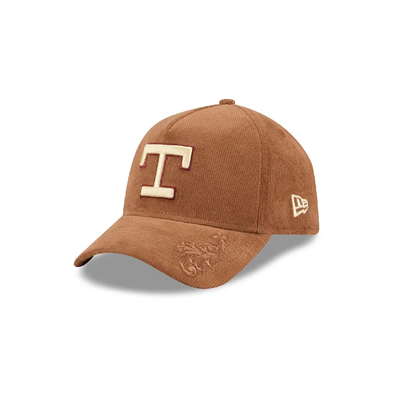 Texas Rangers Ornamental Cord 9FORTY A-Frame Snapback Hat