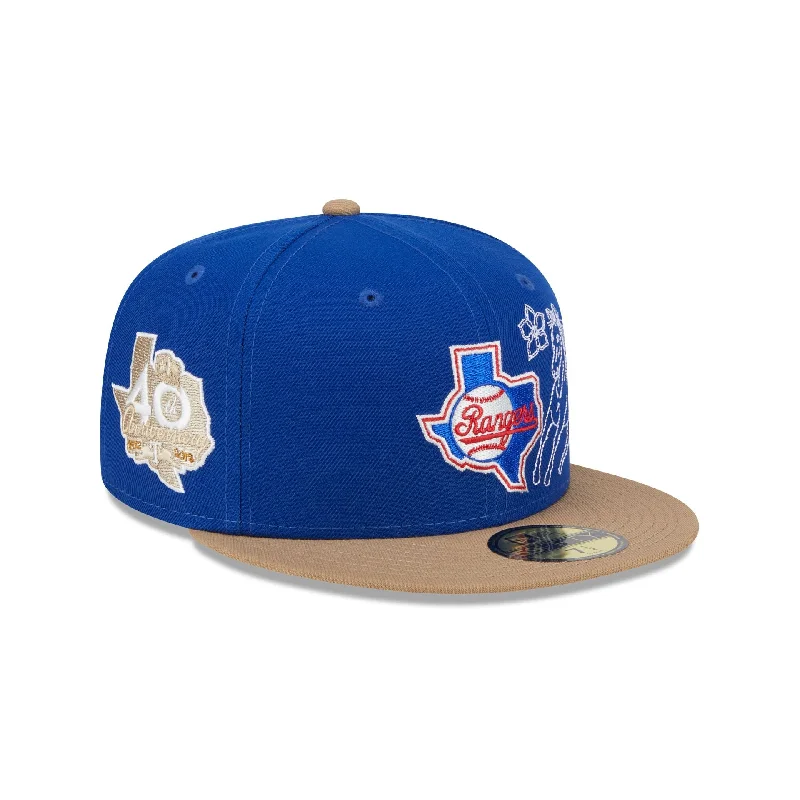 Texas Rangers Western Khaki 59FIFTY Fitted Hat