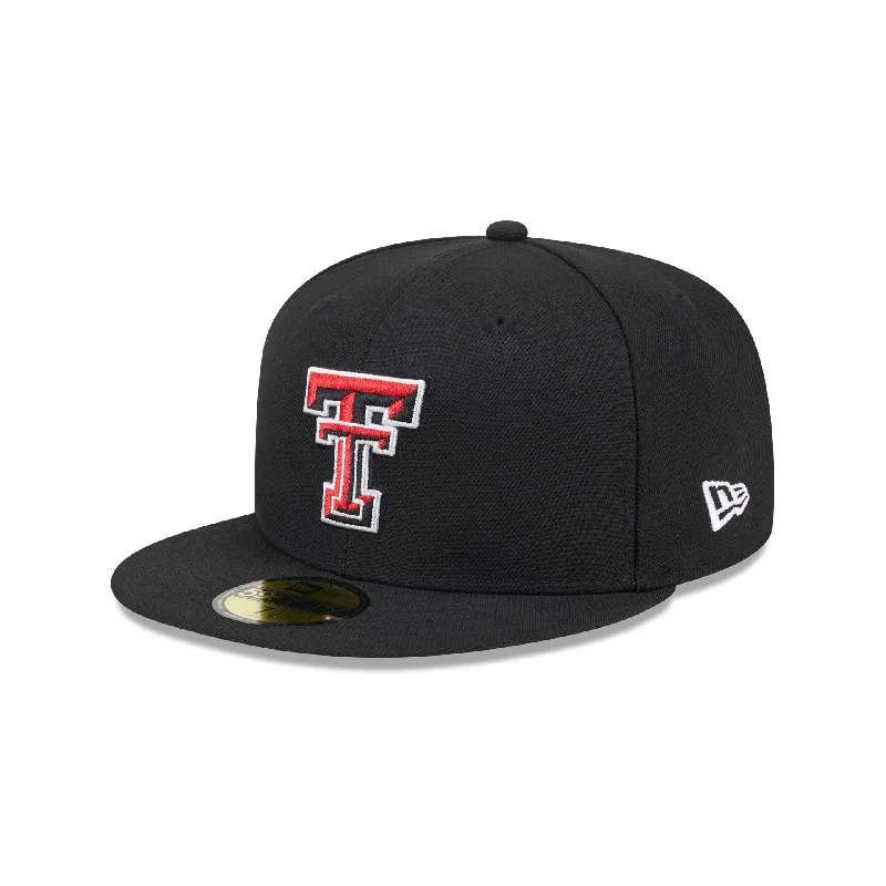 Texas Tech Red Raiders Black 59FIFTY Fitted Hat