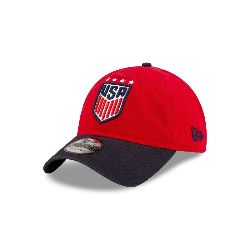 US Soccer Red 9TWENTY Adjustable Hat