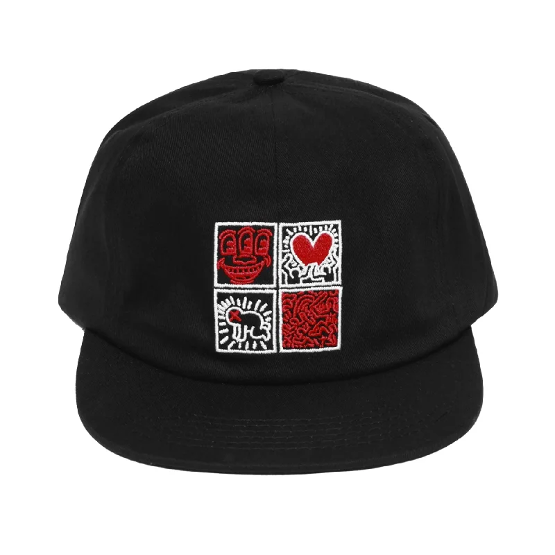 x Keith Haring Painters Cap Black - AW24