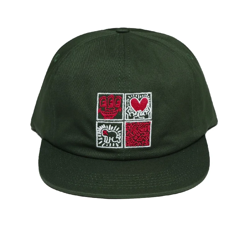 x Keith Haring Painters Cap Green - AW24