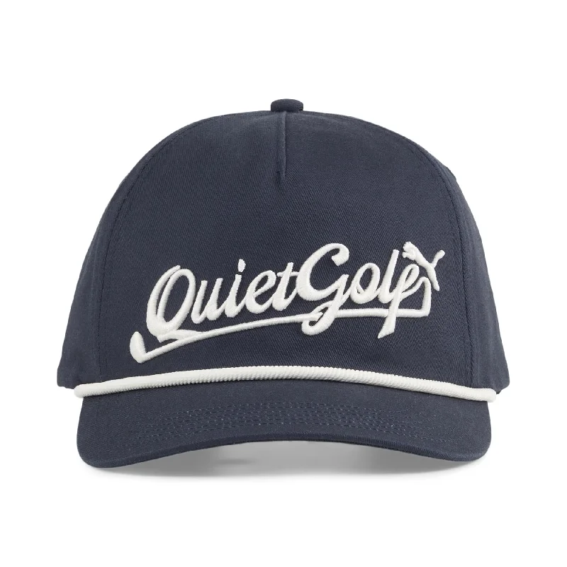 X QGC Rope Cap Dark Night/Warm White - SS24