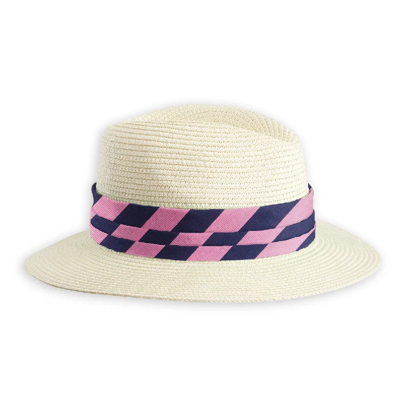 Academy Pink/Navy - Hat Band