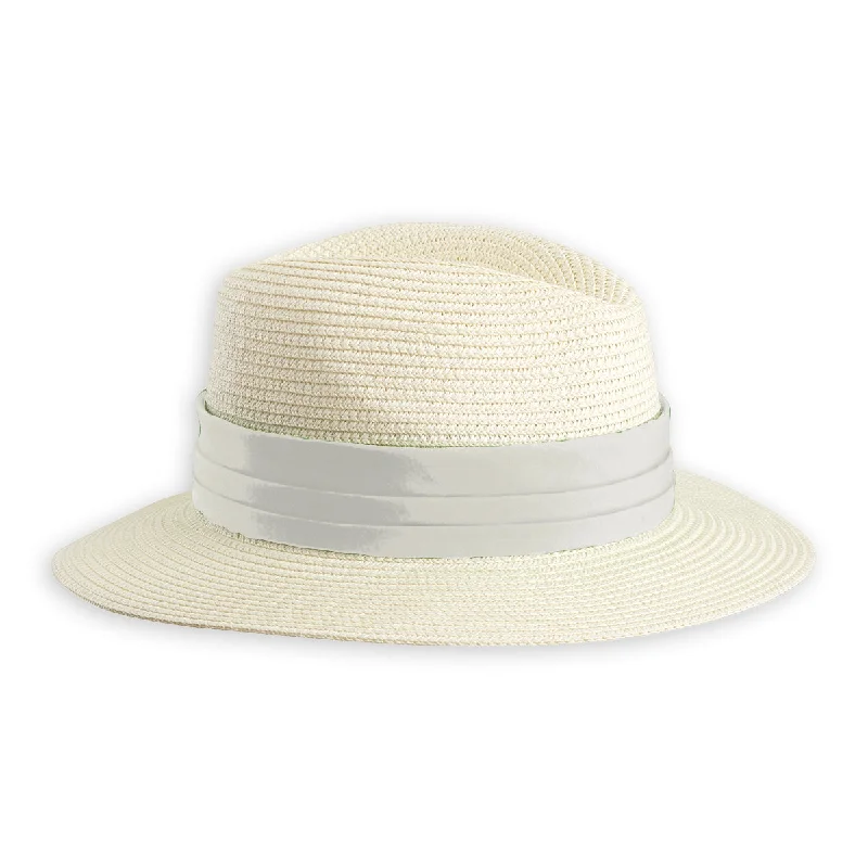 Ivory Charmeuse - Hat Band