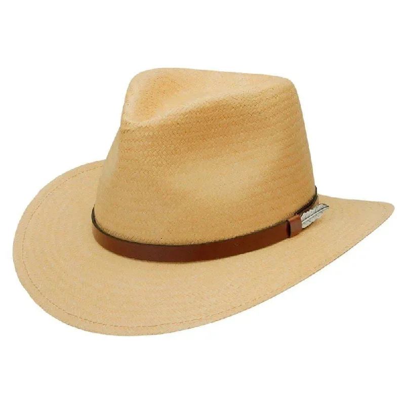 Black Creek (BC9019) - Straw Outback Fedora Hat