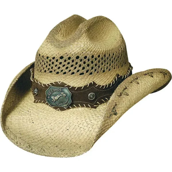 Bullhide Ride Em - Shapeable Straw Cowboy Hat