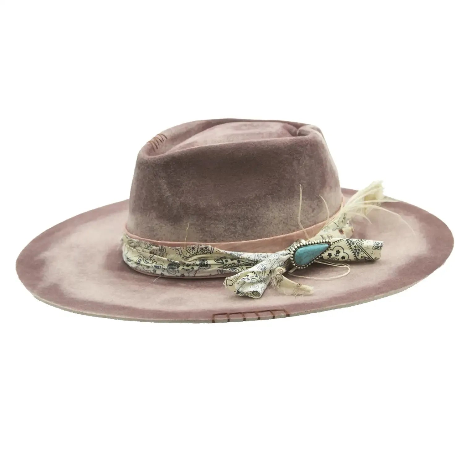 Peter Grimm Arrow - Wide Brim Wool Felt Cowgirl Hat